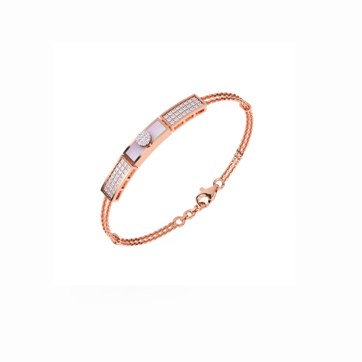 Classy Daily Wear Lab Grown Diamond Bracelet